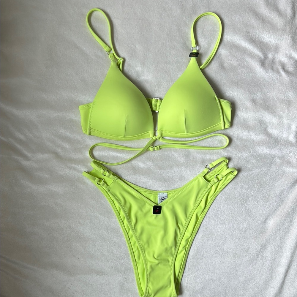 Neon Green Bikini Set